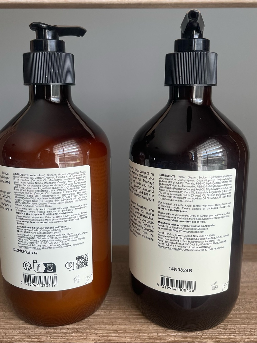 Aesop Resurrection Hand Wash & Balm Set | Citrus & Woody Duo NEW 16.9 Oz Luxury - Picture 4 of 10